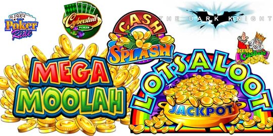 Mega Moolah, Major Millions, Cash Splash, etc.