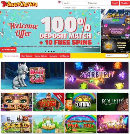 Seven Cherries Casino Review - Online & Mobile