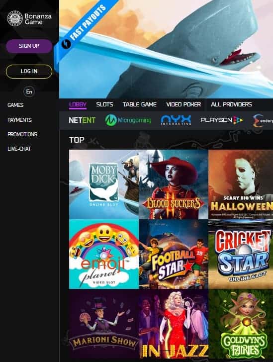 Bonanza Game Casino Free Games 