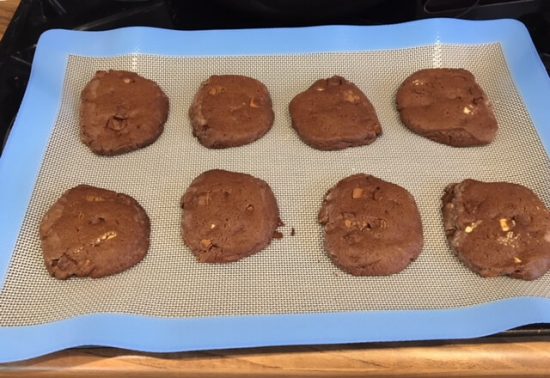 Cookies on the Vremi silicone baking mats