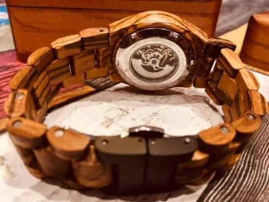 The Cora Series Wood Watch from JORD - Internal workings