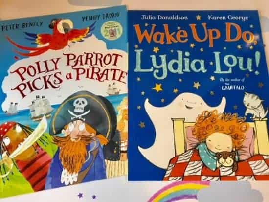Picture Books - Polly Parrot picks a pirate and Wake up do Lydia Lou