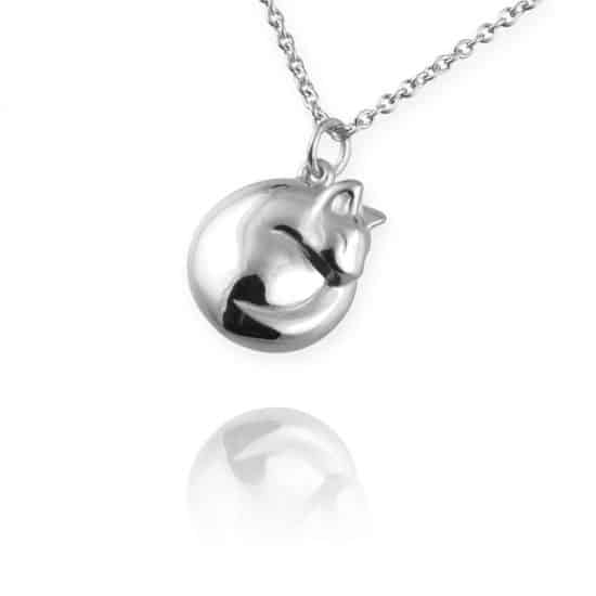 Win a Curled Up Cat Necklace