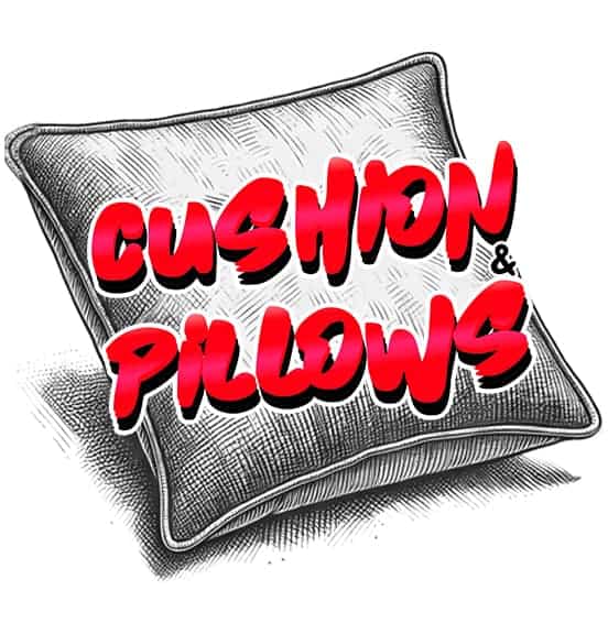 Cushion & Pillows Print Logo