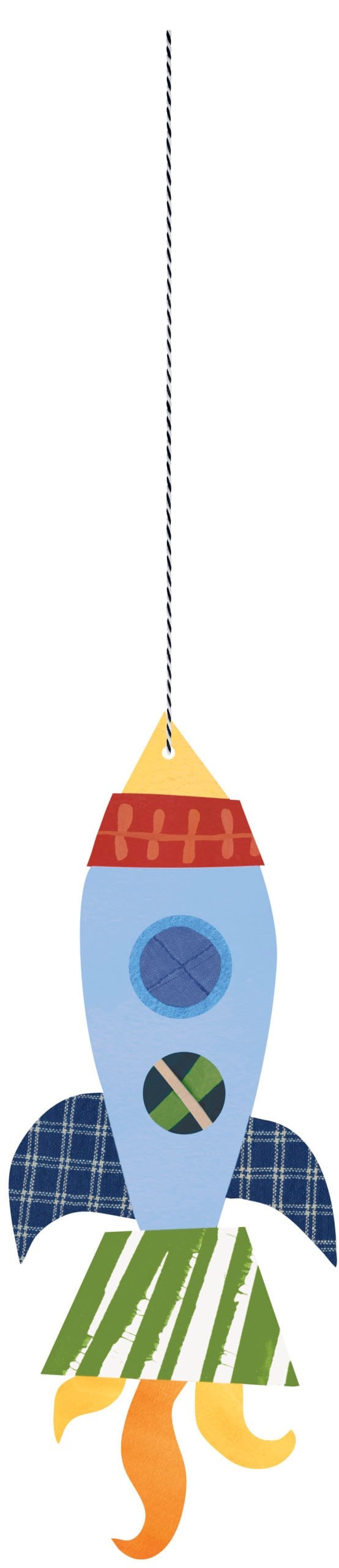 spaceship hanging decoration