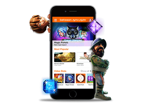 Mobile Gaming at Betsson Online 