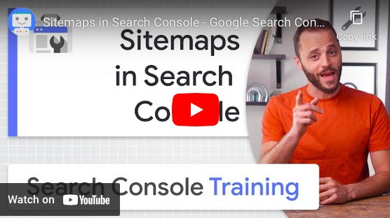 Sitemaps in Search Console