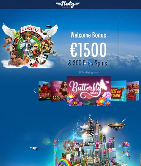 Sloty.com Casino free spins