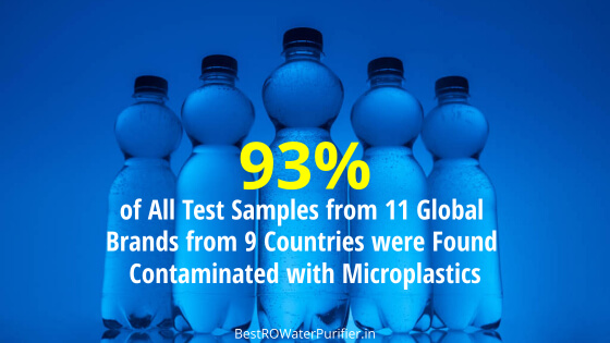 In a Study, 93% of Water Bottles were Found Contaminated with Microplastics