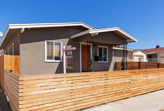 front view of home for sale in City Heights in San Diego