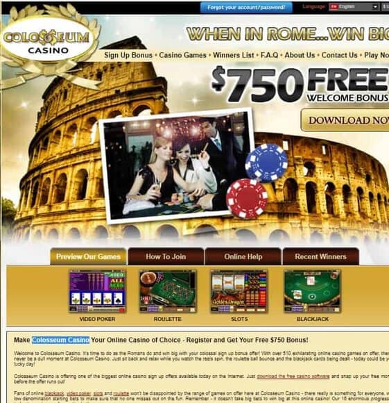 Colosseum Casino Review