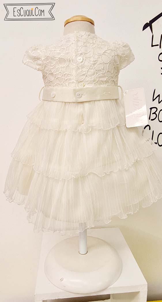 vestido bautizo amaya marfil