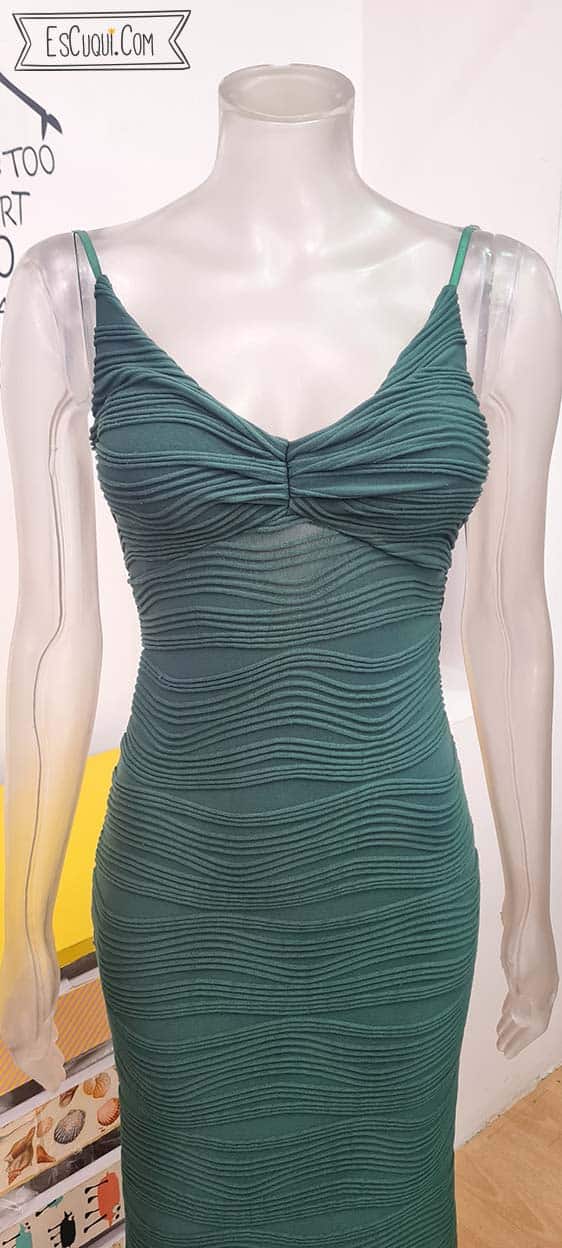 vestido fiesta corte sirena buganvilla brocado