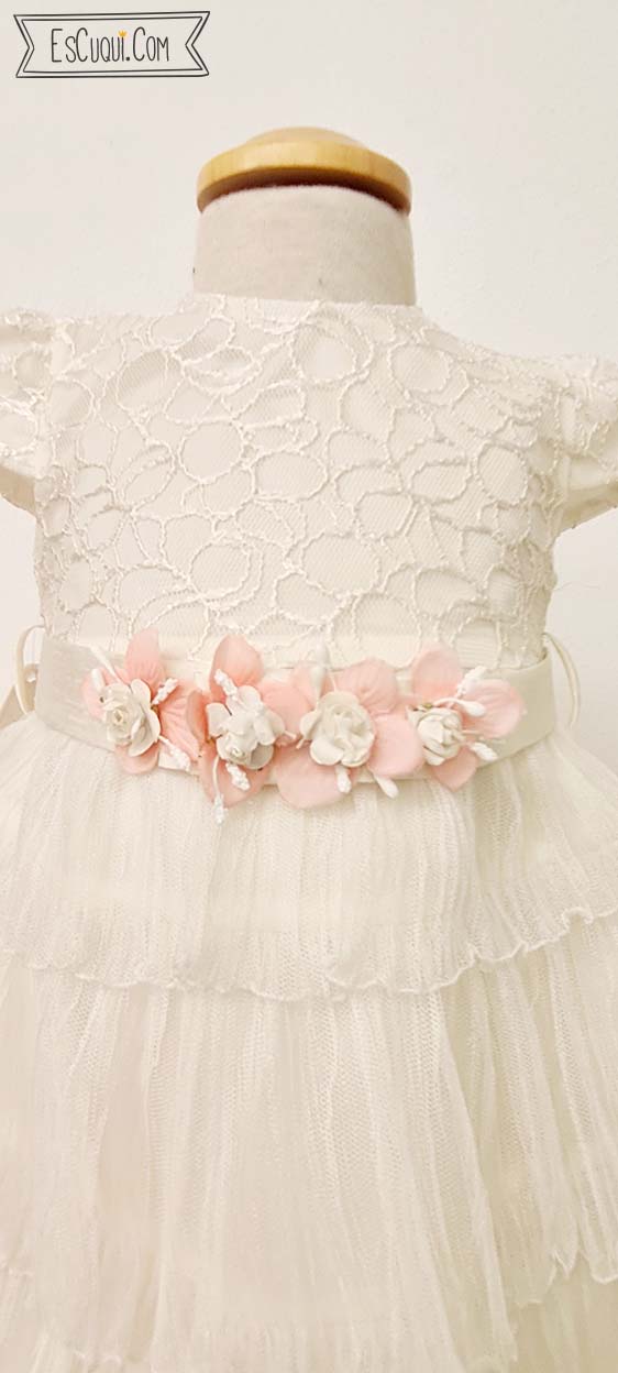 vestido bautizo amaya marfil