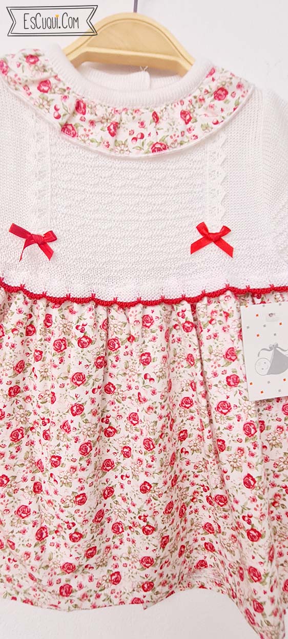 vestido bebe elegante barato flores