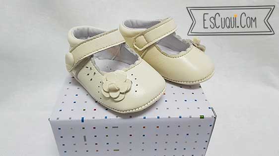 zapatos bebe sin suela beis
