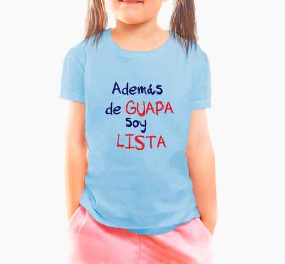 camiseta igual madre e hija guapa y lista