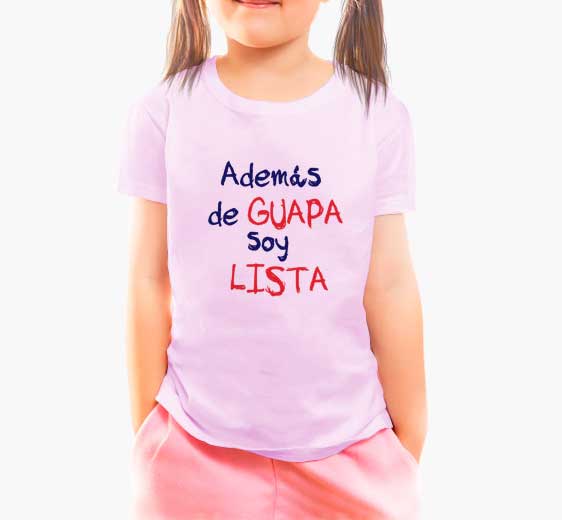 camiseta igual madre e hija guapa y lista