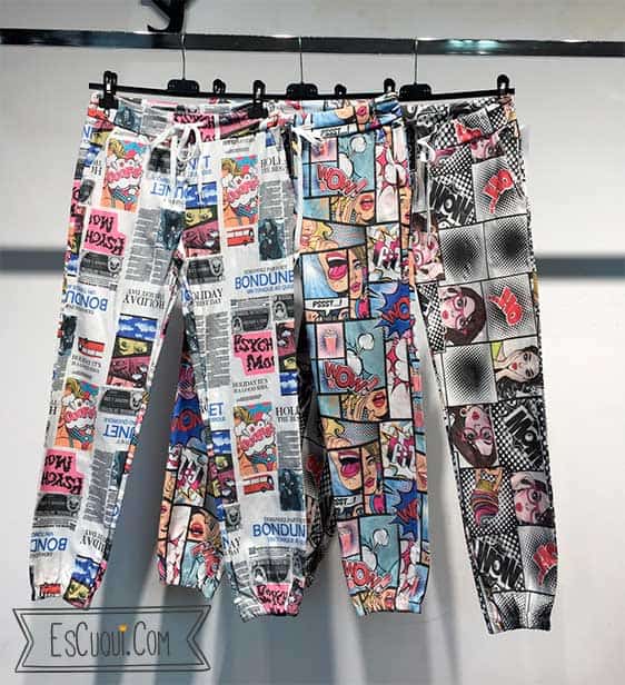 pantalon comic chica moda urbana