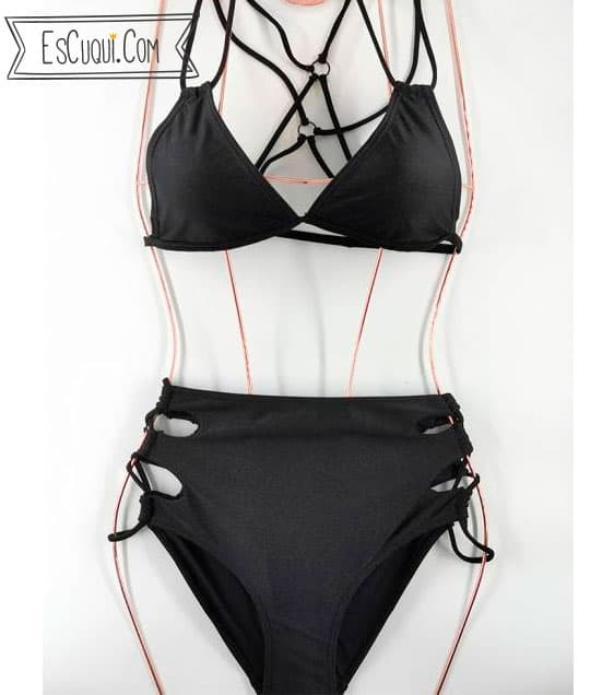 bikinis braga alta mujer