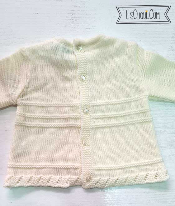 conjunto polaina bebe punto