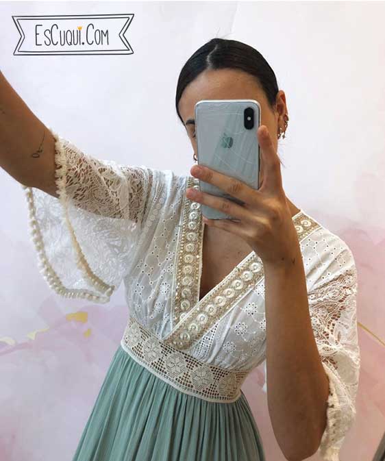 vestido ibicenco colores boho chic hippie