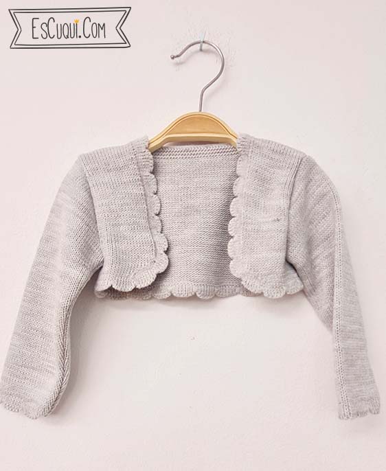 torera gris niña 12 meses