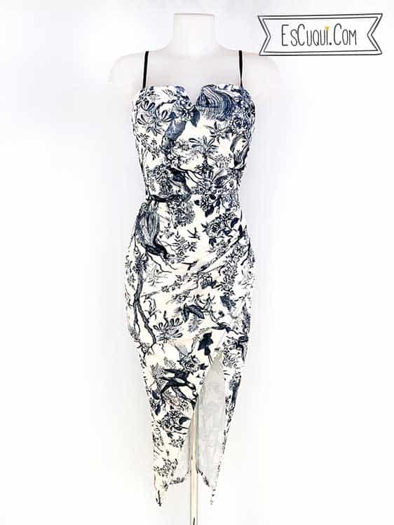 vestido fiesta midi boda graduacion invitada