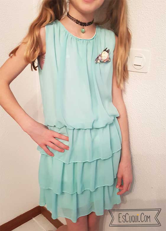 vestido niña vestir ponible