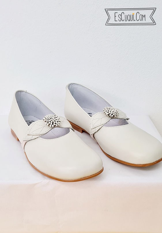 zapato vestir beis ceremonia talla 33 niña