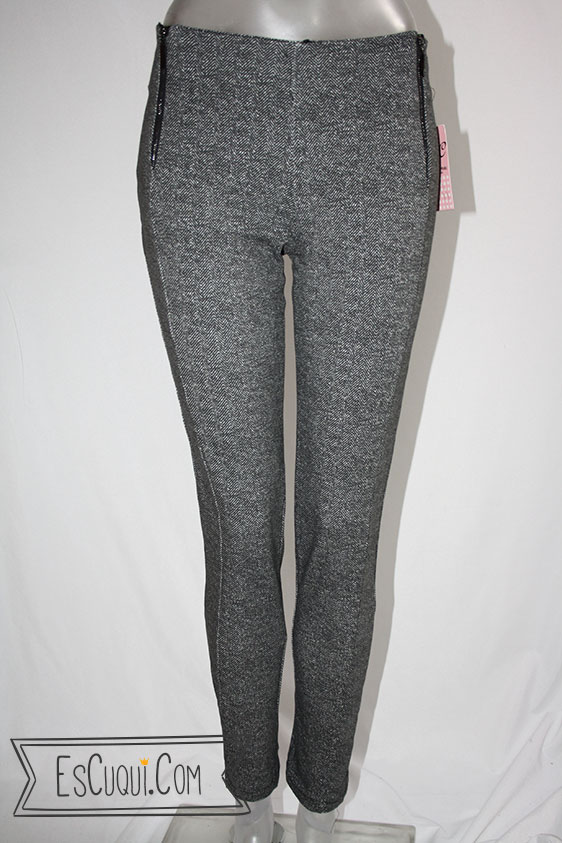 leggings espiguilla gris