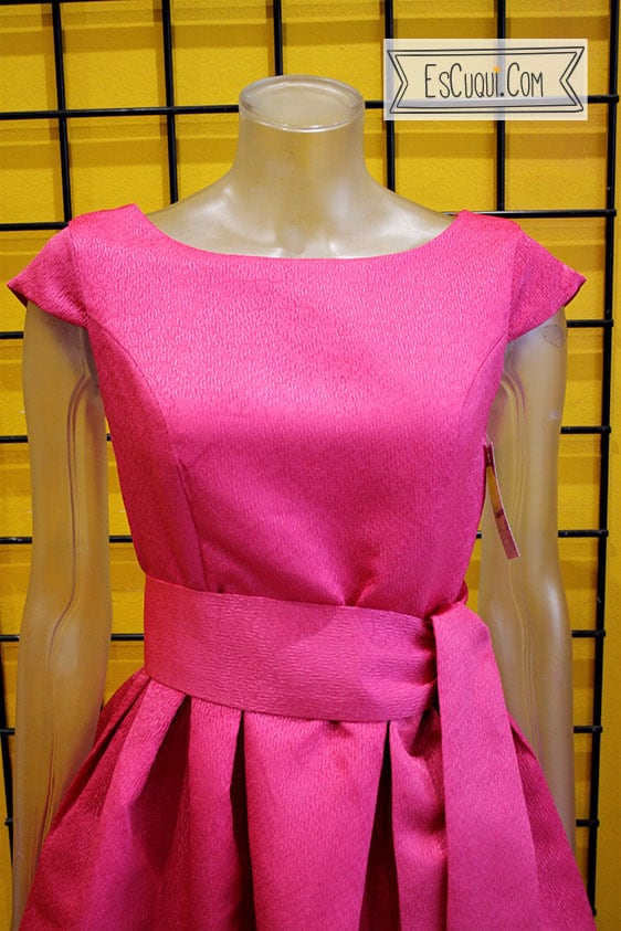 Vestido fucsia ceremonia