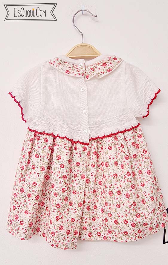 vestido bebe elegante barato flores