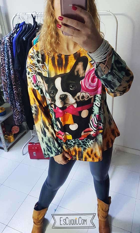 camisetas tallas grandes bulldog frances