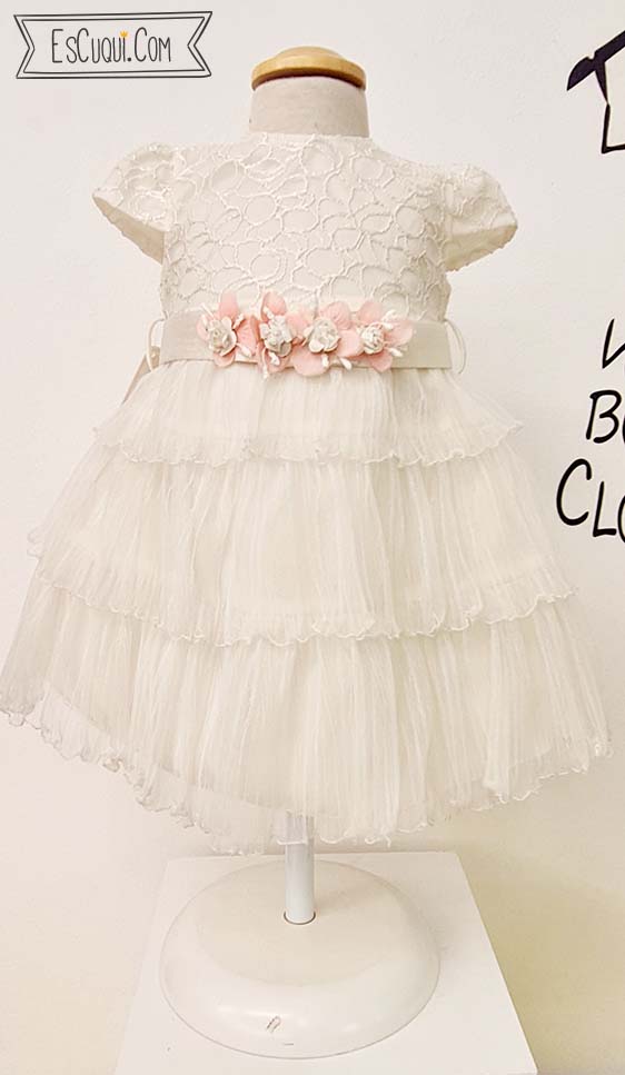 vestido bautizo amaya marfil