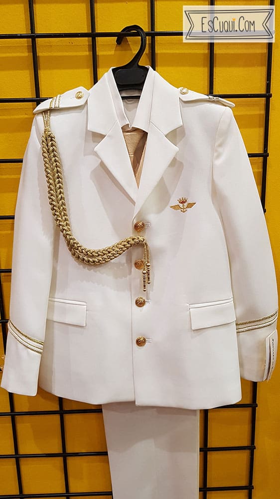 traje comunion marfil almirante barato