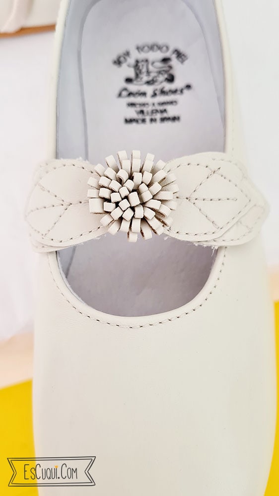 zapato vestir beis ceremonia talla 33 niña