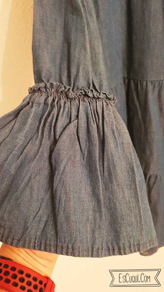 vestido vaquero ancho mujer