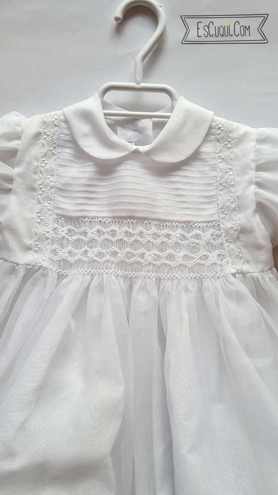 ranita bautizo bebe talla 12 meses marfil barata