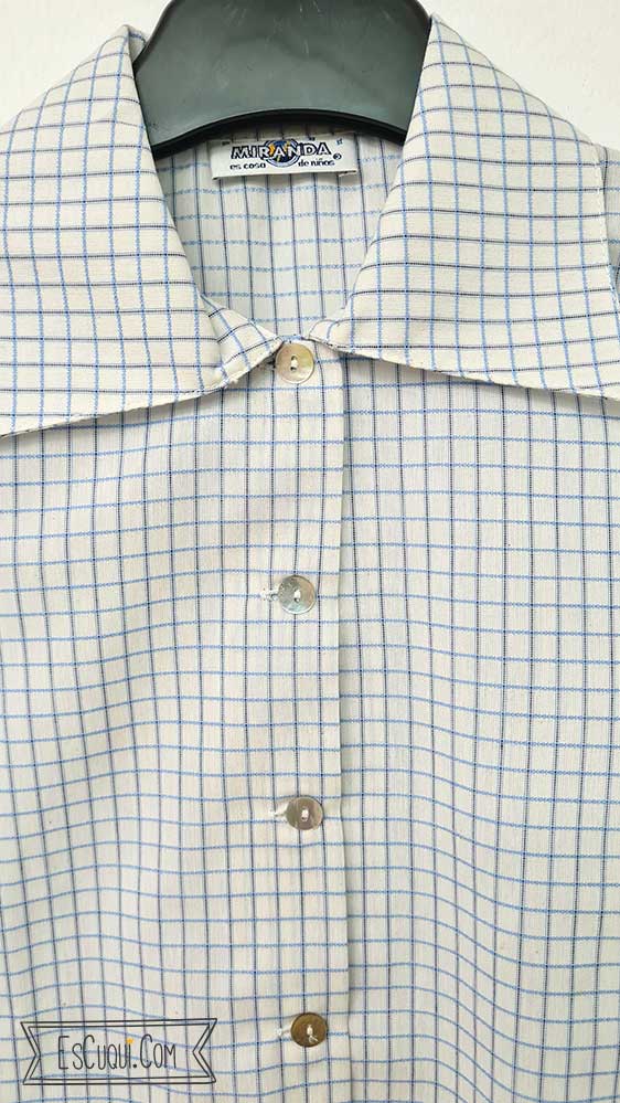 camisa cuadros niña vestir miranda