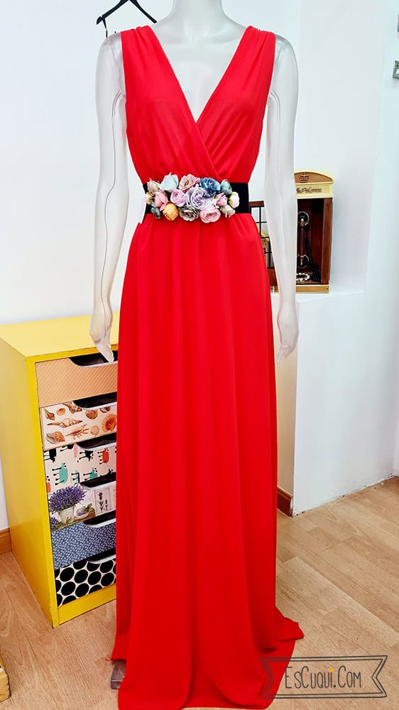 vestido fiesta corte griego barato