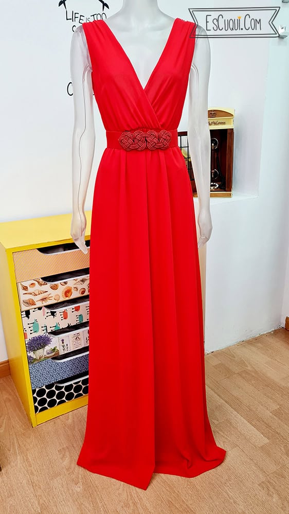 vestido fiesta corte griego barato