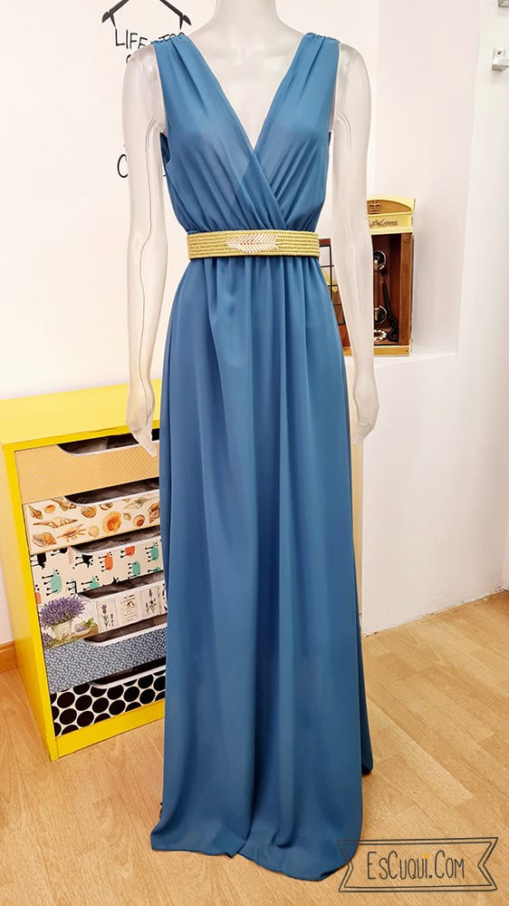vestido fiesta corte griego barato