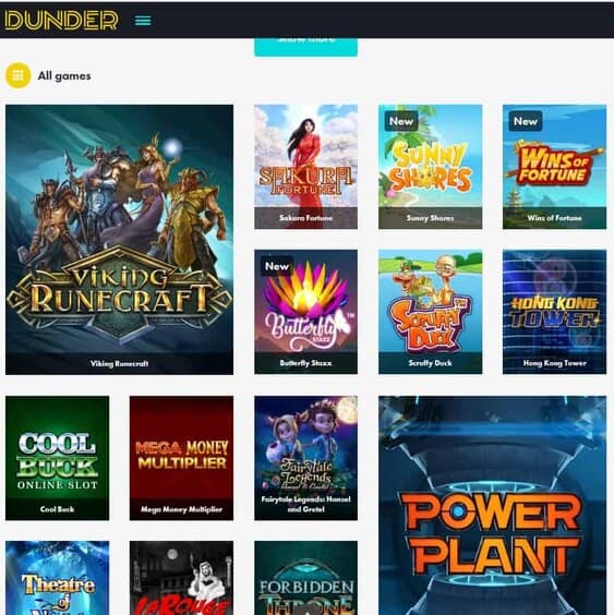 Dunder Casino Review