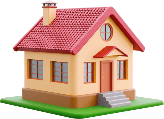 Colorful model house representing student housing solutions, emphasizing KxWelcome's focus on simplifying housing operations and enhancing student support.
