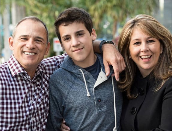 parents and teen