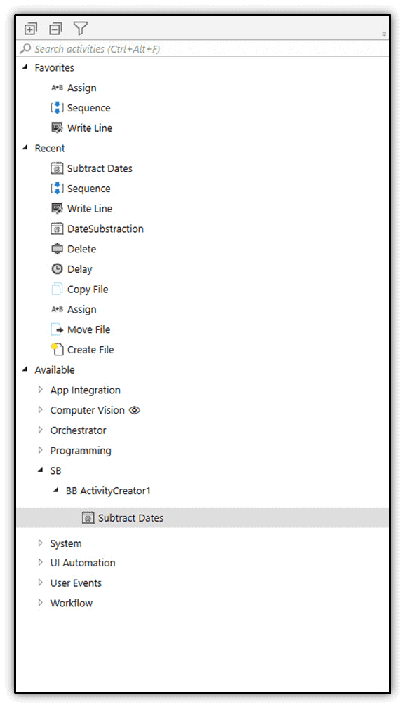 How to create custom activities in UiPath