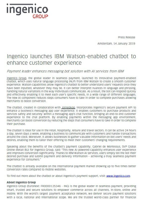 press release product launch