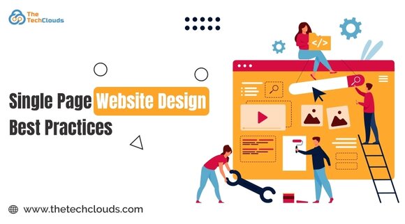 Single page website design