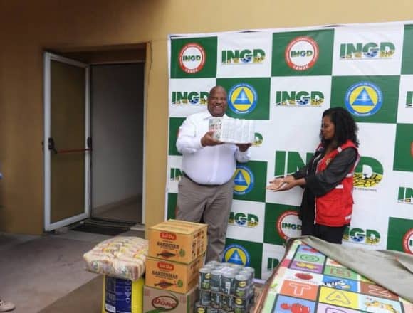 INSS reforça apoio às vítimas das cheias com entrega 40 toneladas de produtos diversos